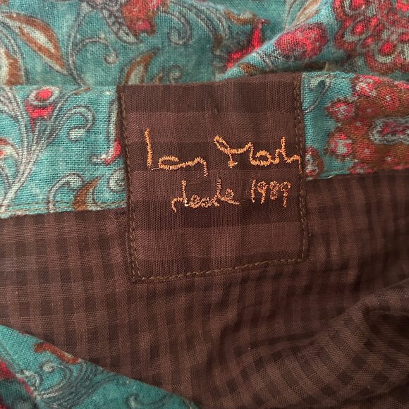 Ian Mosh [UK brand] layered flannel skirt, mixed-pattern lagenlook, sz 6 - Picture 11 of 14